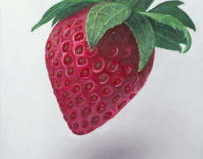 Luchtbei (handgeschilderd)