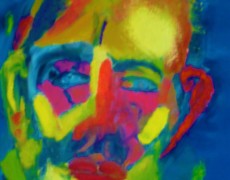 109. Portret in neontint