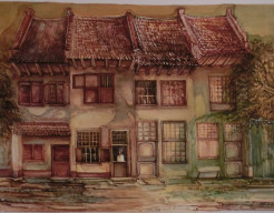 Rij Indische huisjes