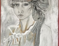 Vrouw in wit tinten (copy)