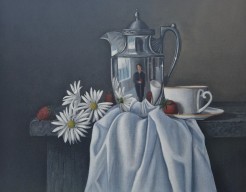 Stilleven met aardbeien 