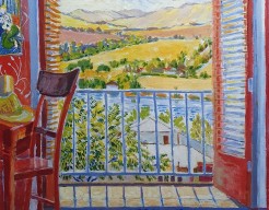 Uitzicht Castle Hotel Swan Lake