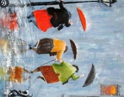 Vrolijke dikke dames 