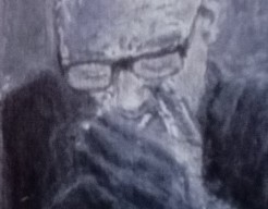 Man met aanstekend sigaret  no 8 (v w)