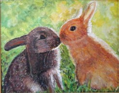 Konijnenpaar     ( +40x gezien )