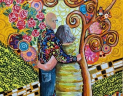 Looking at the garden with my love