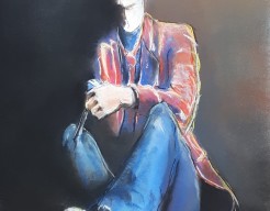 David Bowie on stage