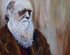 Origin of Species - Portret Charles Darwin