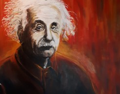 E=MC2 - Portret Albert Einstein