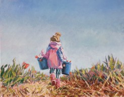 67. Kleine meid in de pluktuin