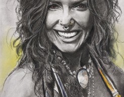 Ibiza girl ingekleurd