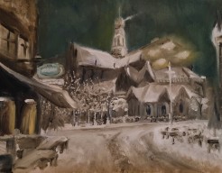 Winternacht in Haarlem