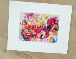 Papaver Party - kleurrijk abstract schilderij