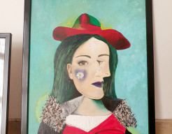 What if? - acrylverf op papier