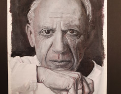 Picasso back to Life - olieverf op papier