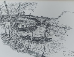 Asnieres - vissen in de lente