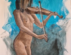 Playing the violin B 1/2