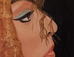 Vrouw achter de sluier