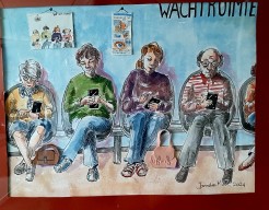 Stilte in de wachtkamers