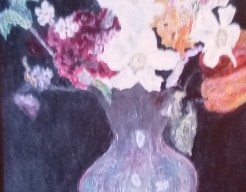 Vaas met bloemen( v w)  no 2