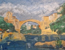 mostar, view from the river