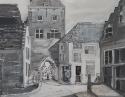 De Landpoort te Vianen in het jaar 1607