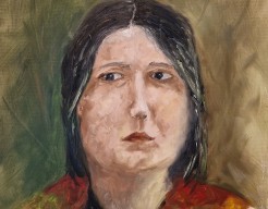 student in the garden