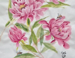 Oosterse penseeltekening