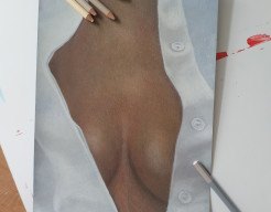 Boyfriend's shirt (tekening)