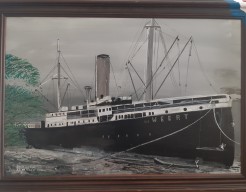 Stoomschip 'De Weert' uit het jaar 1912