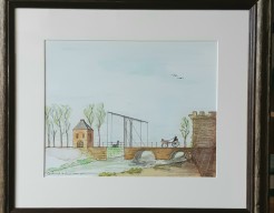 Oostpoort te Vianen anno 1780