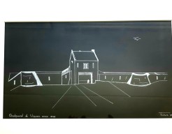 Oostpoort te Vianen bij nacht anno 1545