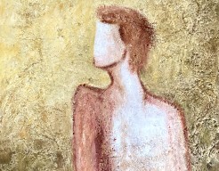 ‘Rotsschildering’ met zand a la 2023