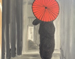 Red parasol 1