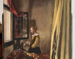 Mijn vrouw met de brief Johannes Vermeer 