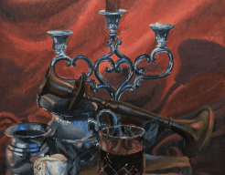 Stilleven: 3 metalen