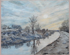 Winter in de Amsterdamse waterleidingduinen