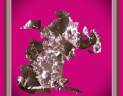 "Sepia Resonance in Magenta"