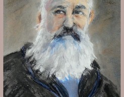Pastelbetoon aan Claude Monet