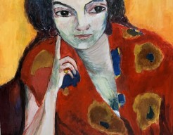 Naar ‘le doigt  sur la joue’ van Kees van Dongen