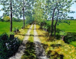 Landelijke stilte, opzij van Gein Noord