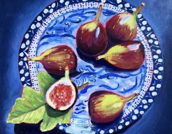 Vijgen op antiek bordje (2)