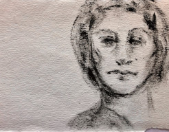 Ontsproten portret onderdeel van een reeks 