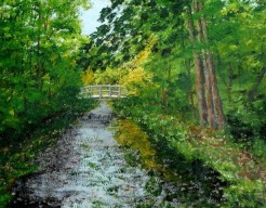 Een van de vele bruggetjes op landgoed Nyenrode