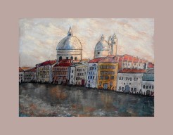 Venetië in de opkomende zon