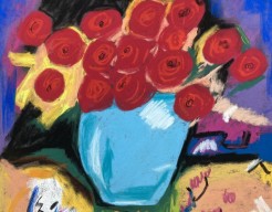 Ranonkels in vaas studie