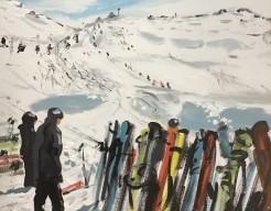 Skiën vanaf de Grostè