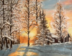 Stilte in de sneeuw (M.H.)  VERKOCHT