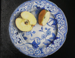 Appel op bordje (Bordje: Creil & Montereau. Fleur liseron Flora) (2016)