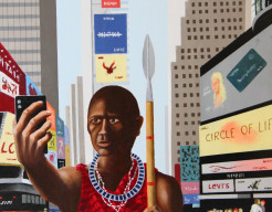 A MAASAI IN TIMES SQUARE